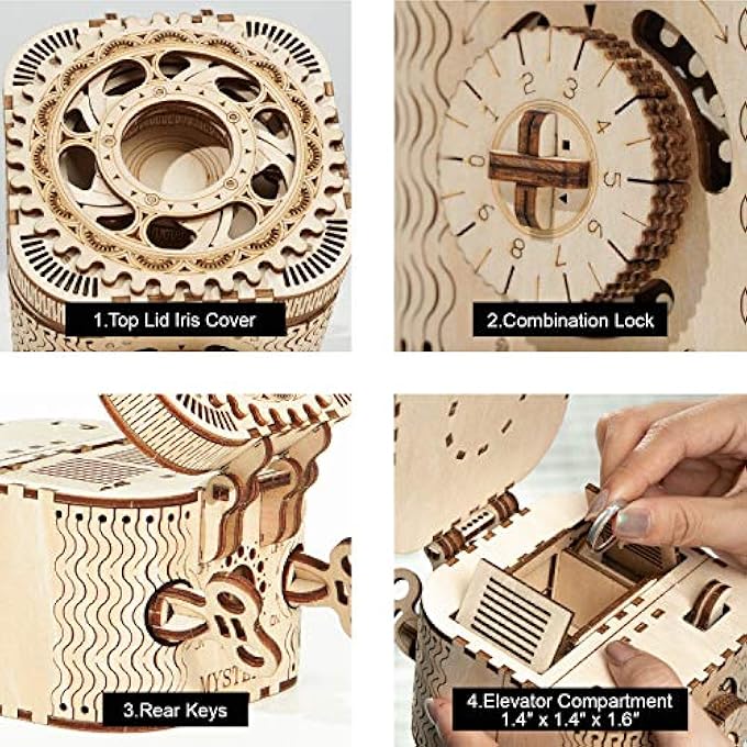 PUZZLE BOX 3D WOODEN PUZZLE MODEL KITS FOR ADULTS - Image 4
